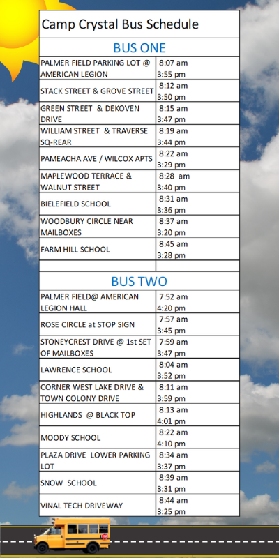 Crystal Bus Schedule